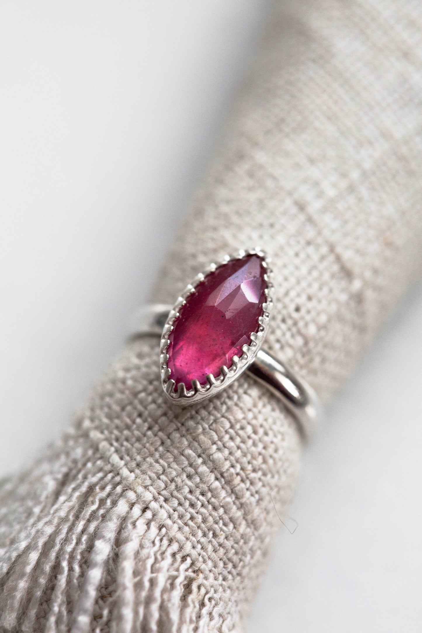 Size 6 | Pink Sapphire Ring | #43