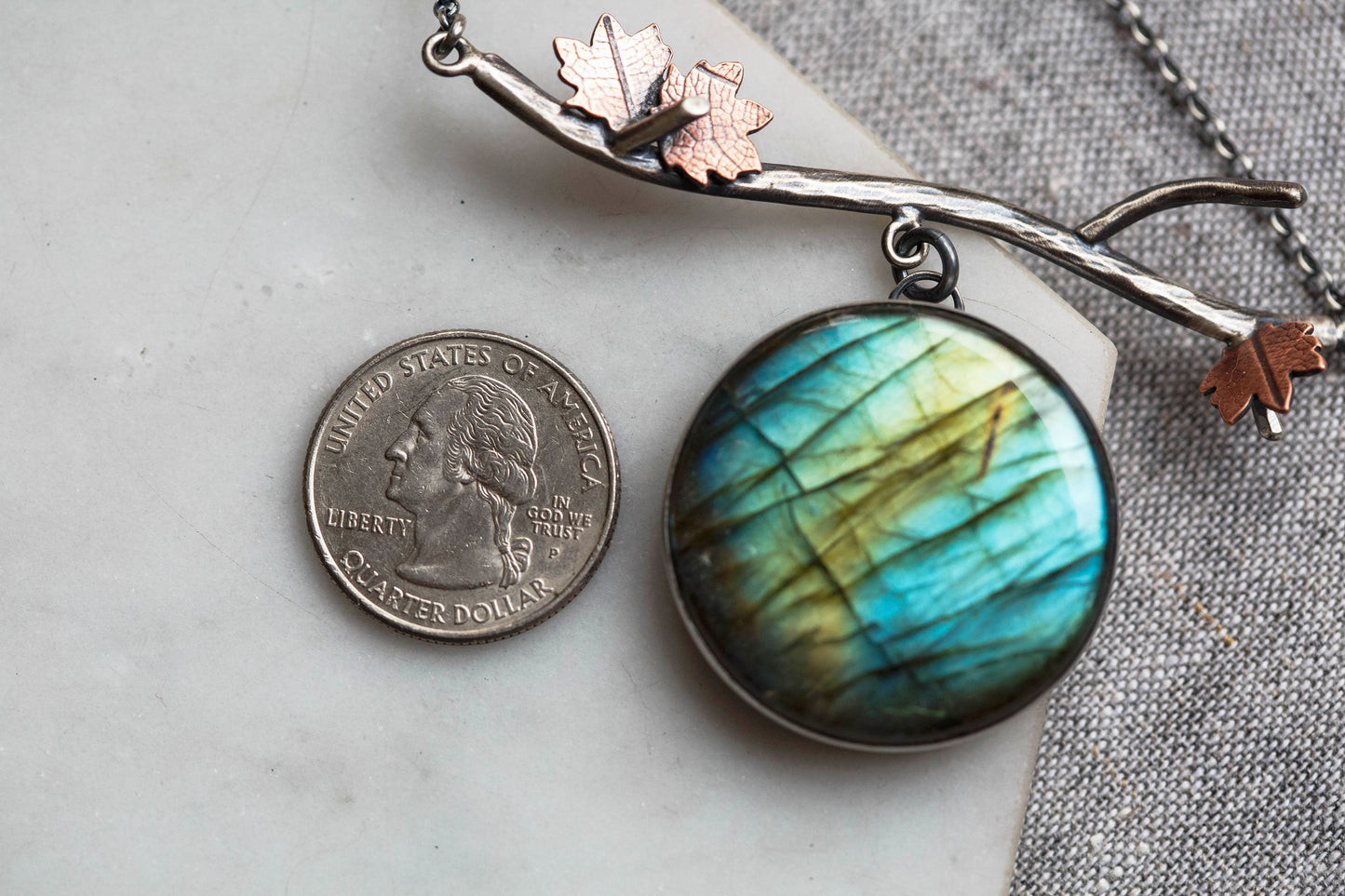 Autumn Moon Necklace | #11