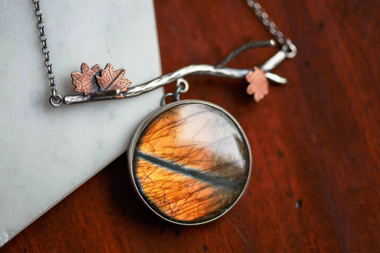 Autumn Moon Necklace | #12