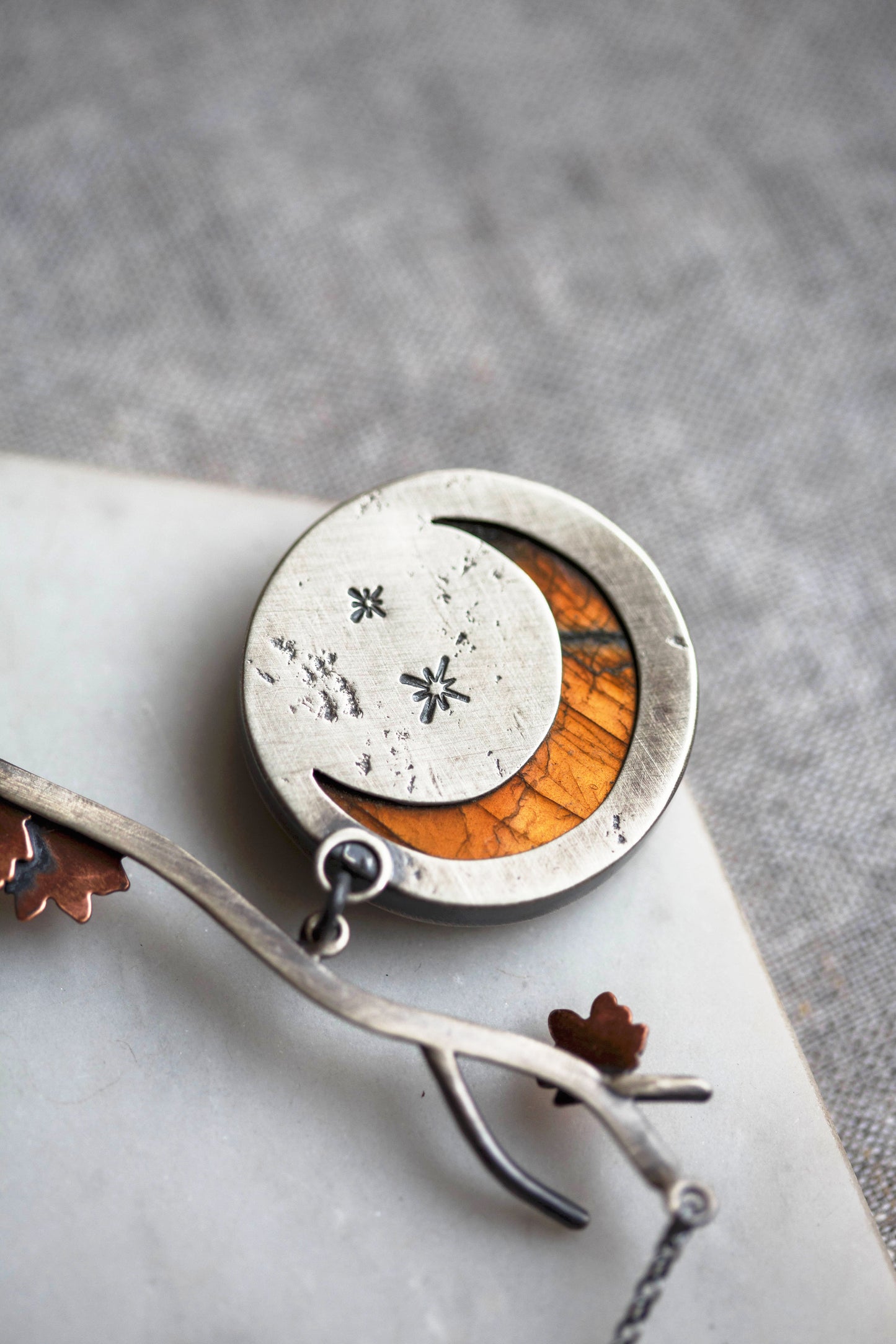 Autumn Moon Necklace | #12
