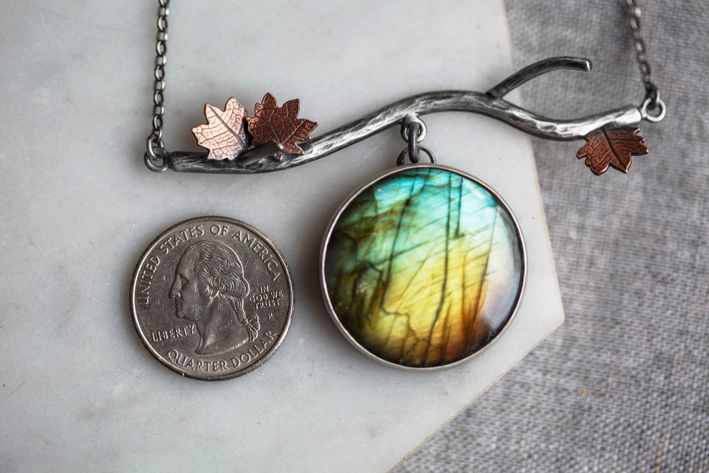 Autumn Moon Necklace | #13