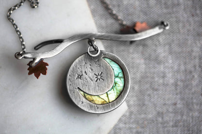 Autumn Moon Necklace | #13