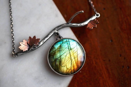 Autumn Moon Necklace | #13