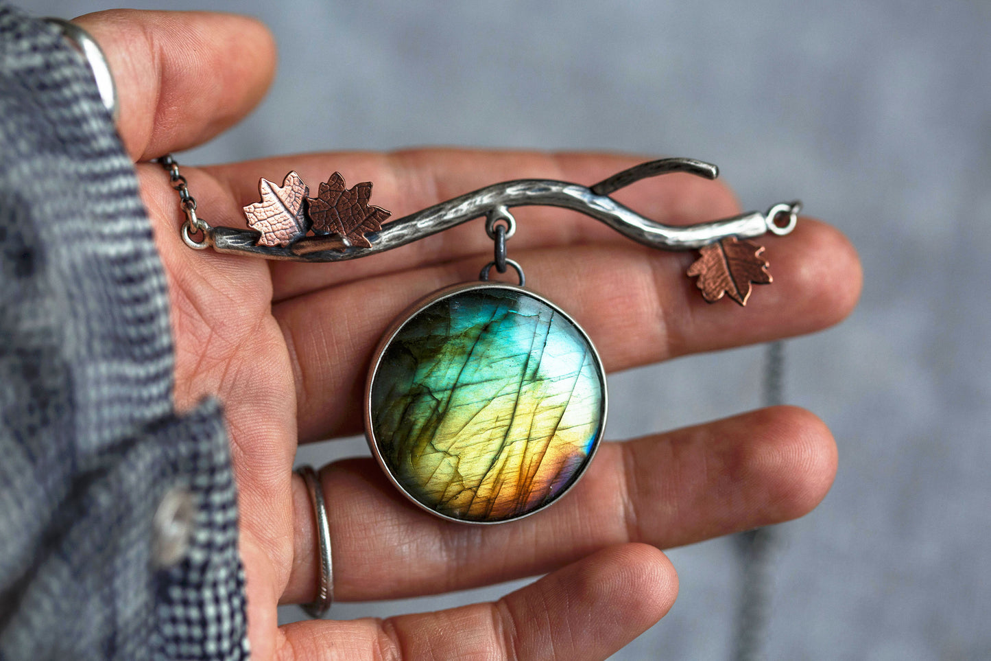 Autumn Moon Necklace | #13