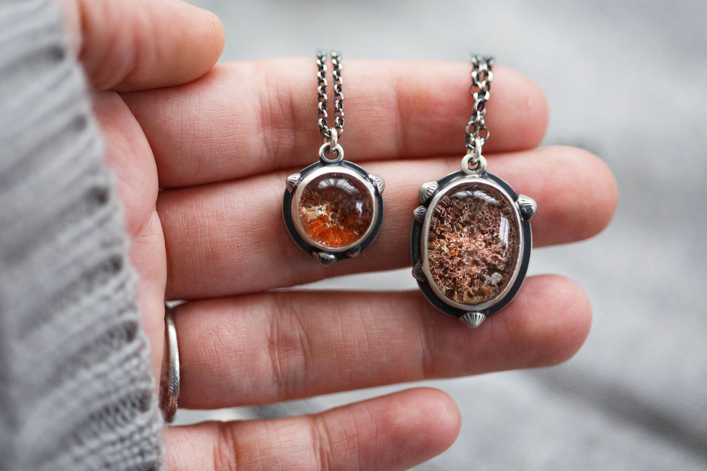 Smaller  |  Barnacled Tidal Pool Necklace  |  #7