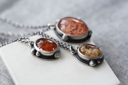 Smaller  |  Barnacled Tidal Pool Necklace  |  #10