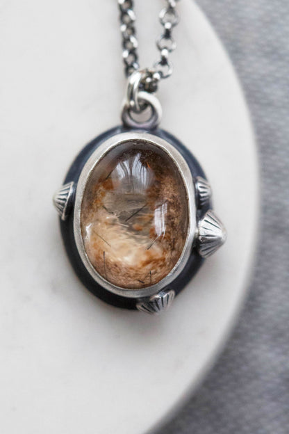 Smaller  |  Barnacled Tidal Pool Necklace  |  #4