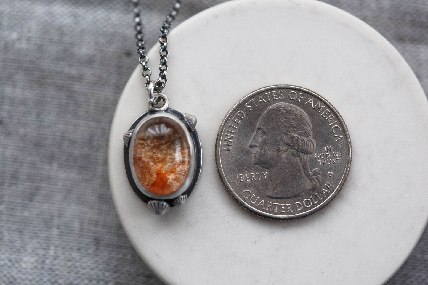 Smaller  |  Barnacled Tidal Pool Necklace  |  #8