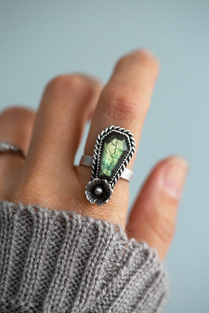 Size 7.5 | Memento Mori Ring | #28