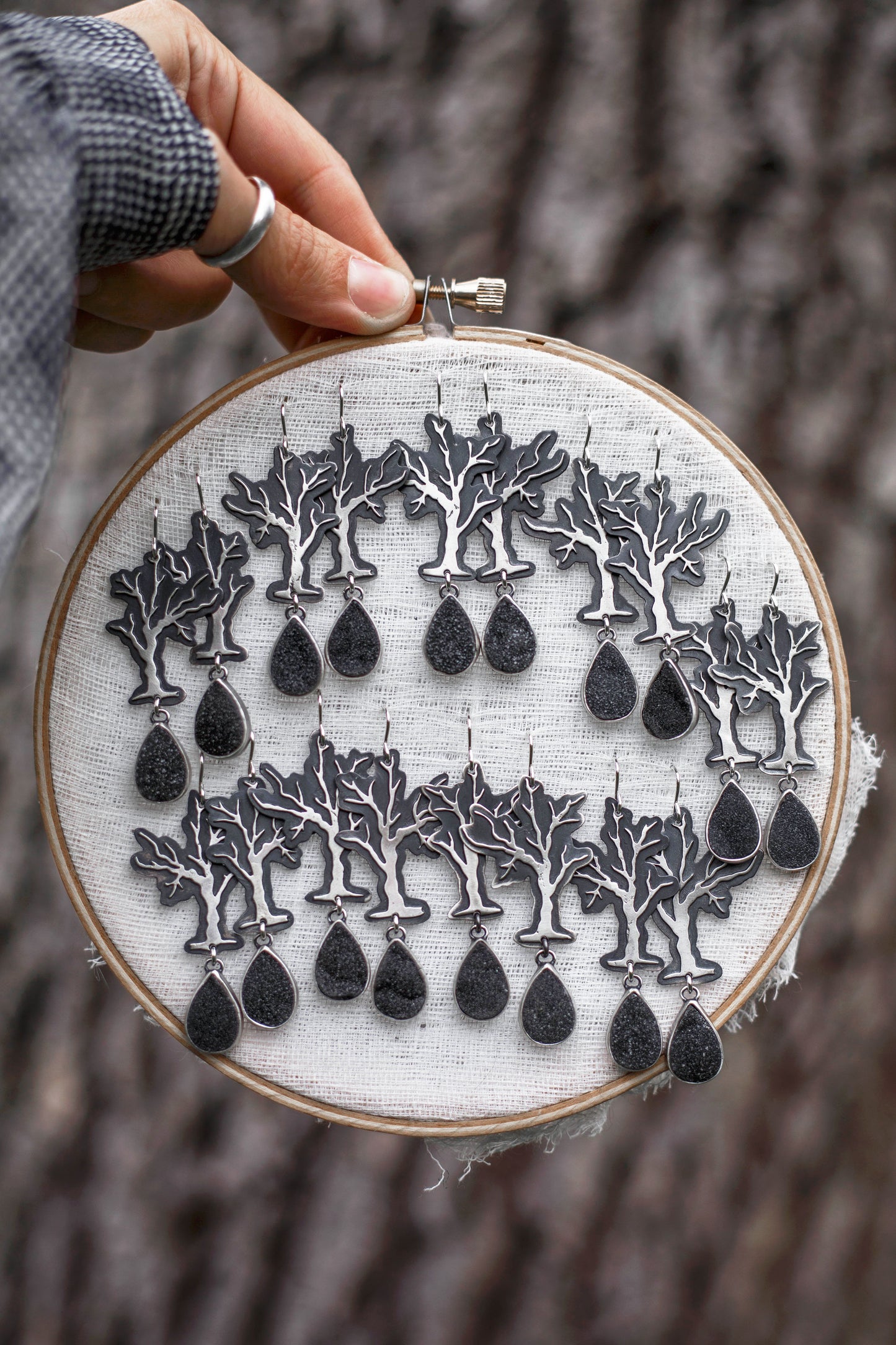 Leafless Dim Earrings | #7