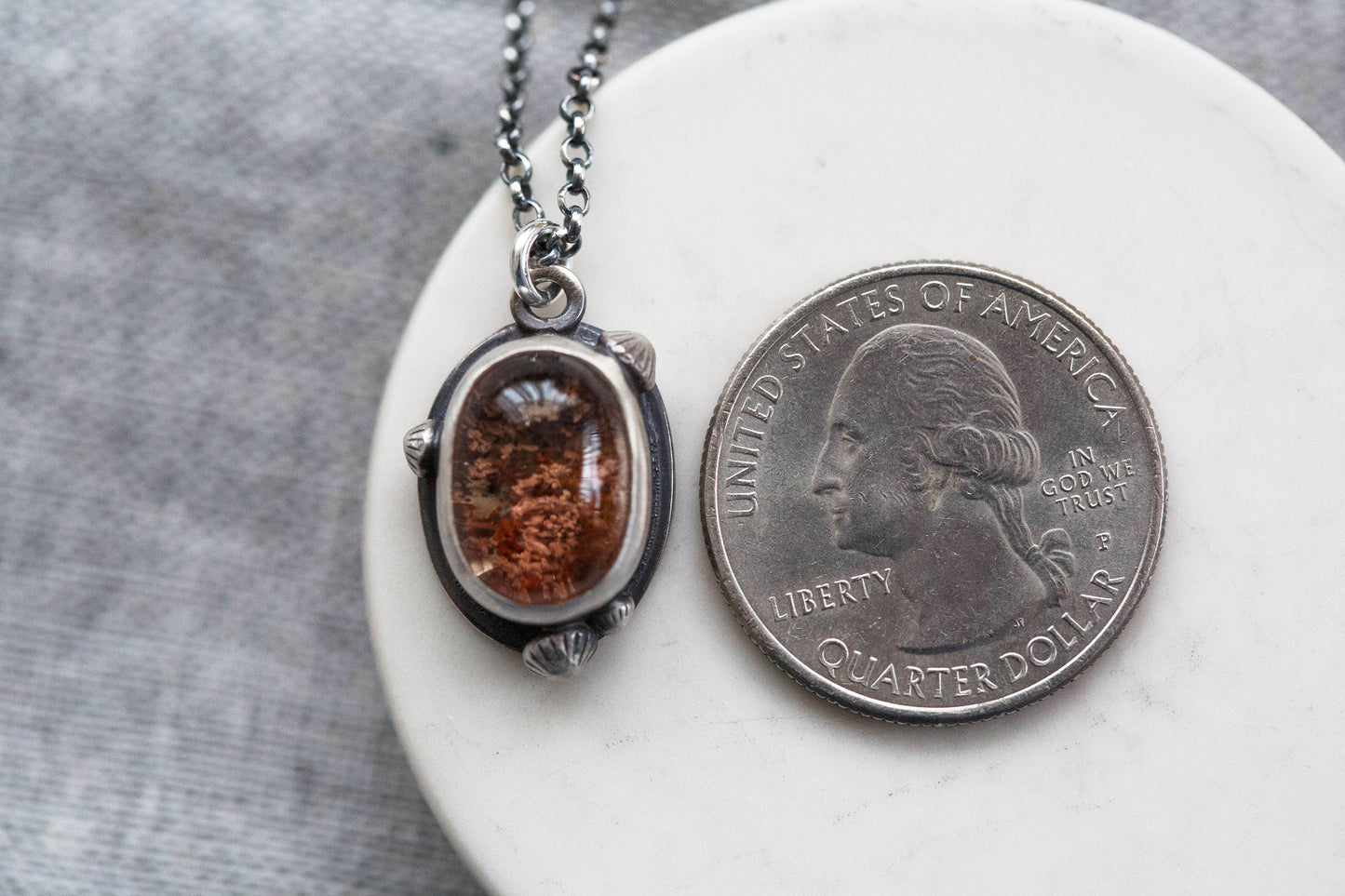 Smaller  |  Barnacled Tidal Pool Necklace  |  #10