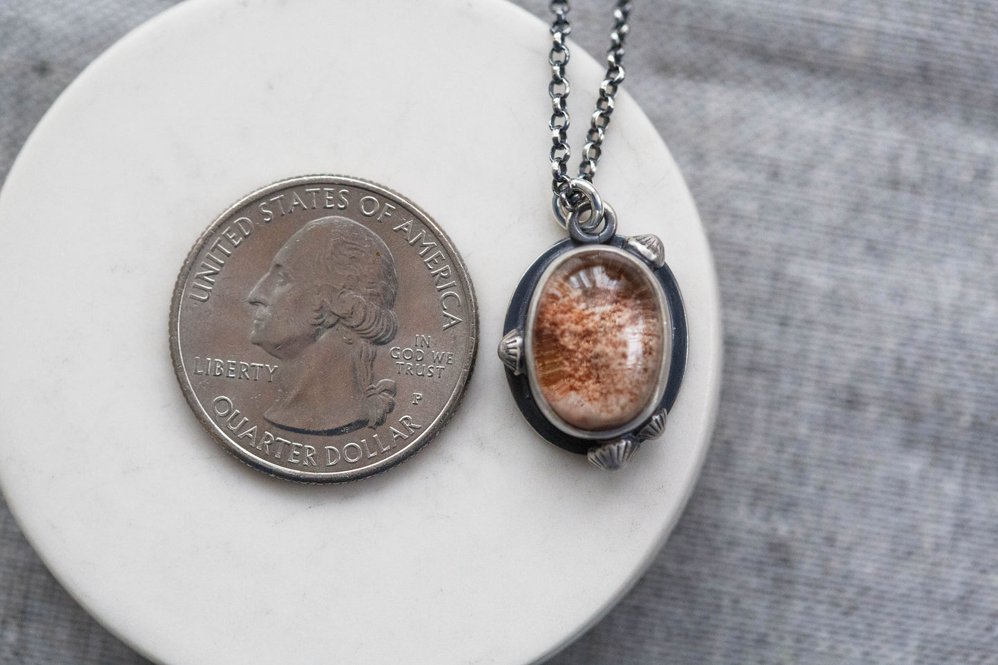 Smaller  |  Barnacled Tidal Pool Necklace  |  #11