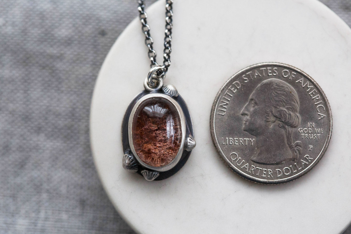 Smaller  |  Barnacled Tidal Pool Necklace  |  #17
