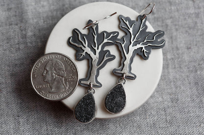 Leafless Dim Earrings | #3