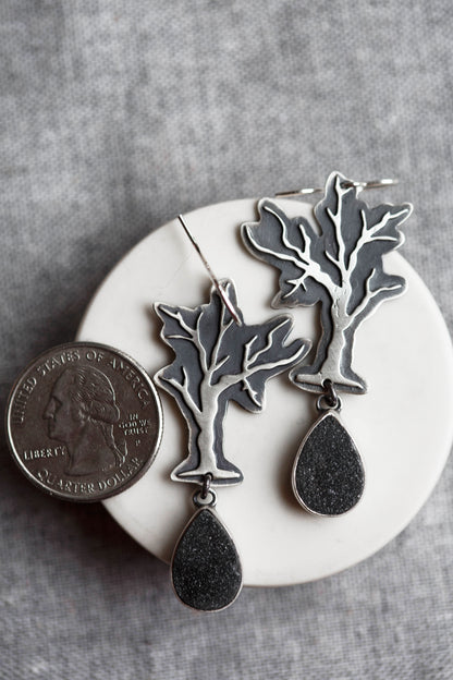 Leafless Dim Earrings | #4