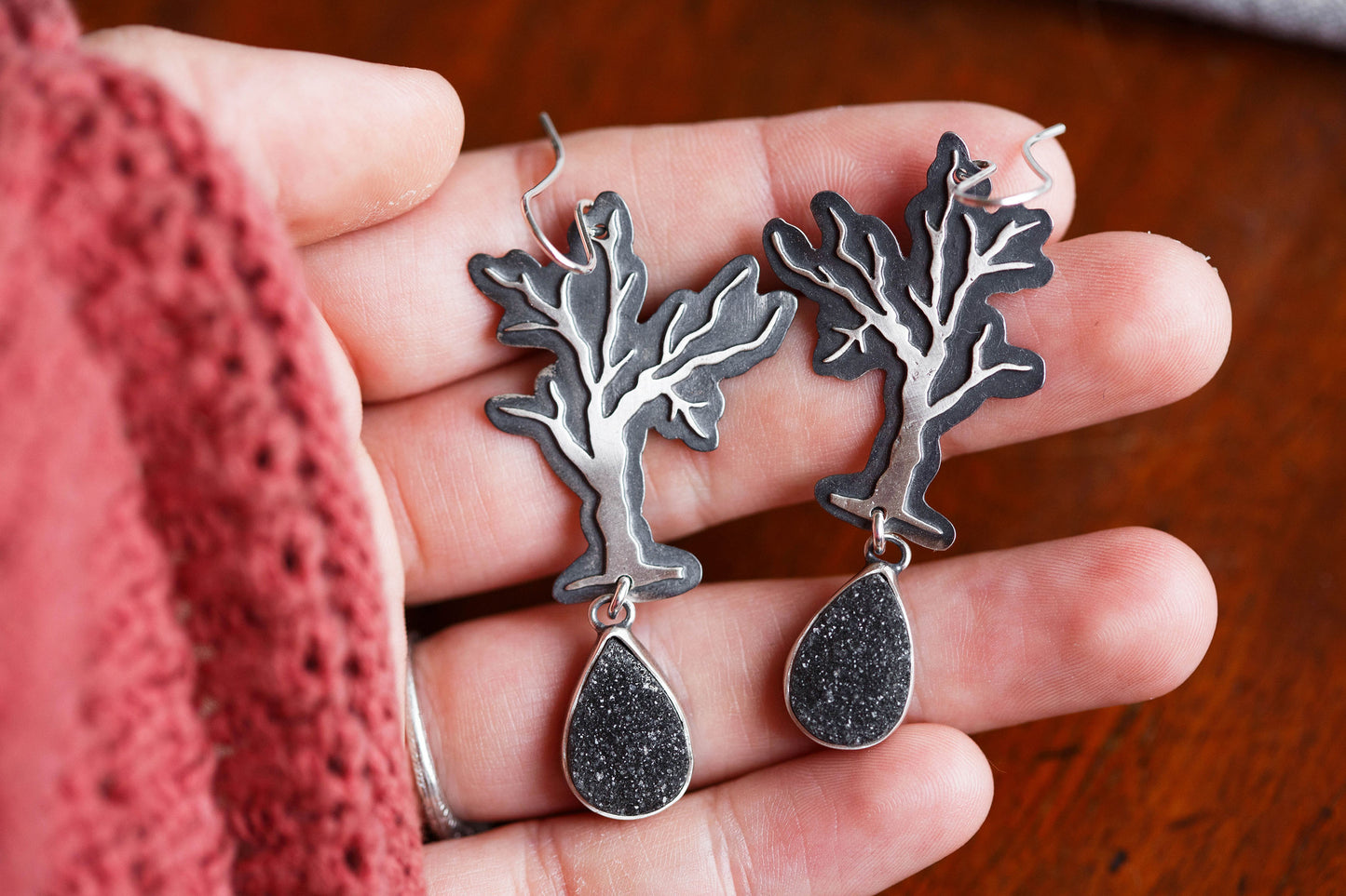 Leafless Dim Earrings | #6