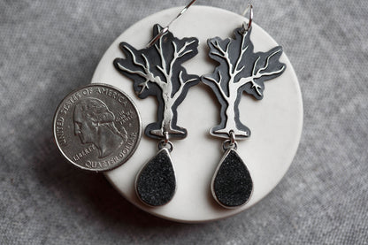 Leafless Dim Earrings | #7