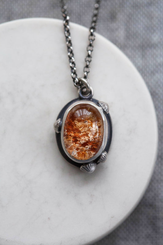 Smaller  |  Barnacled Tidal Pool Necklace  |  #1A