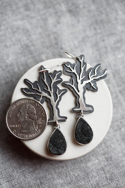 Leafless Dim Earrings | #9