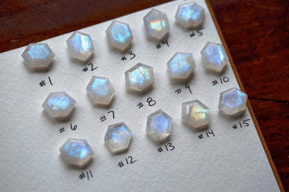 Snow Moon Ring |  Made to Order |  Choose Your Stone