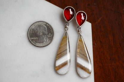 Butterfly in the Berry Patch Earrings   |   #7
