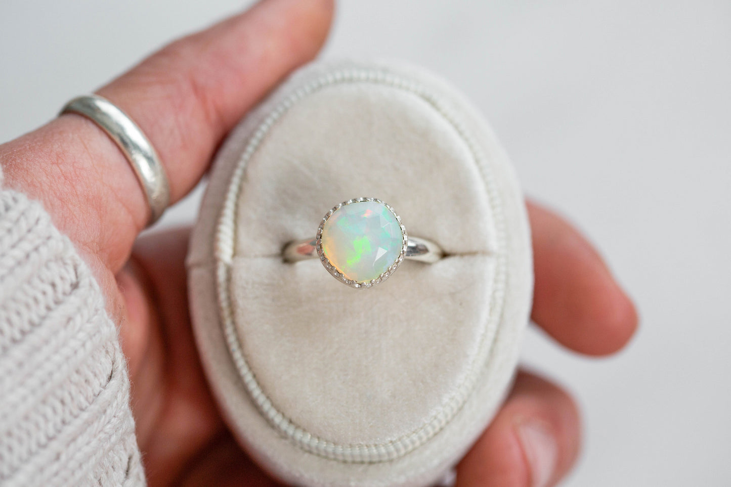 Size 8 | Opal Ring | #16