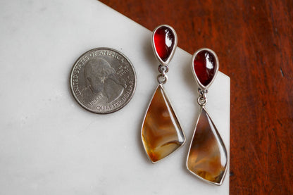 Butterfly in the Berry Patch Earrings   |   #10