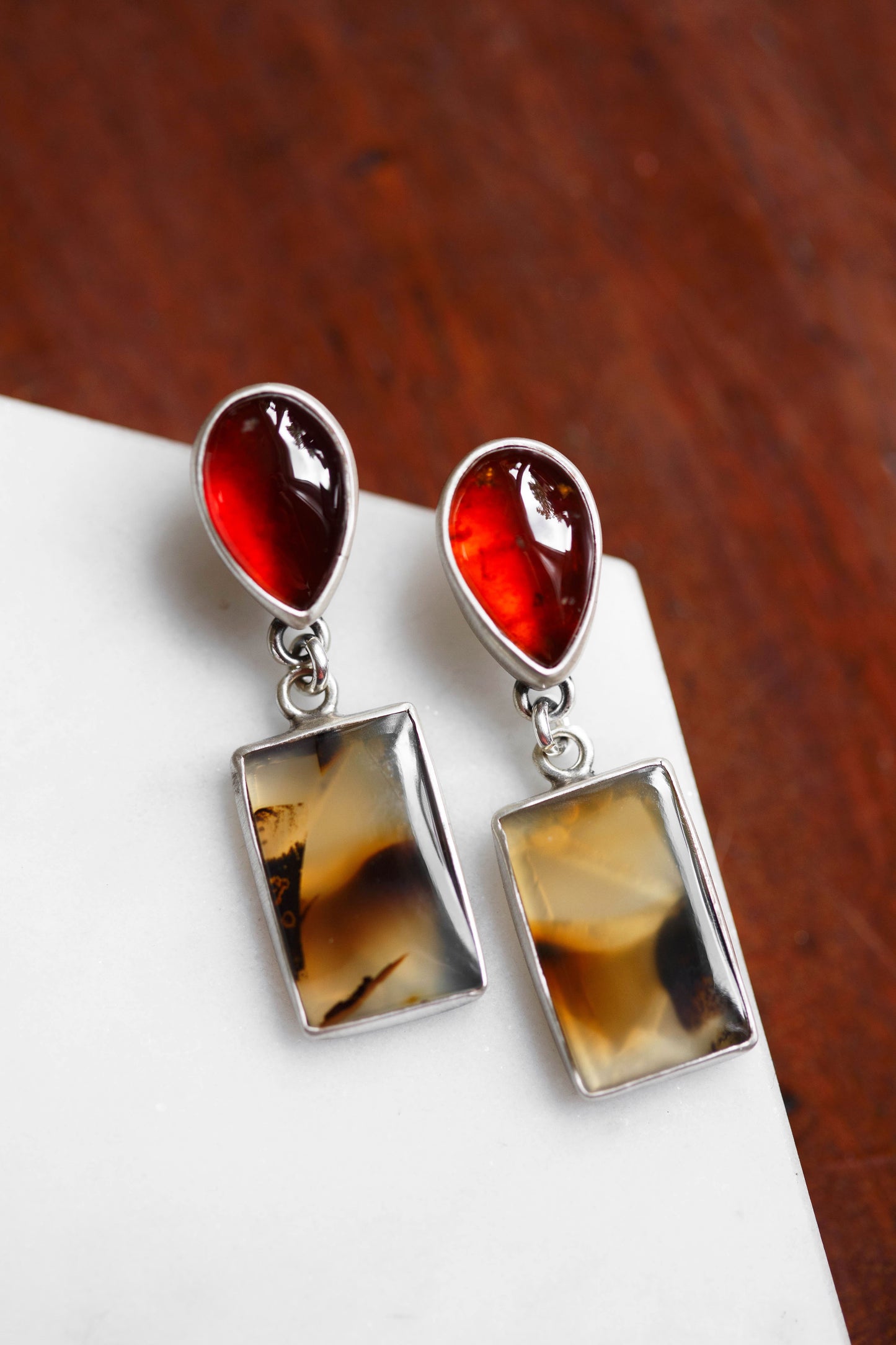 Butterfly in the Berry Patch Earrings   |   #11