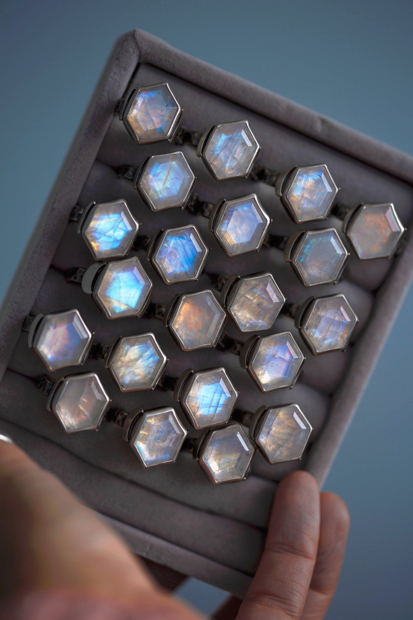 Size 9.75  |  Snow Moon Ring  |  #20