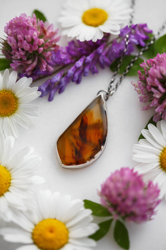 Painted Lady Necklace   |   #1