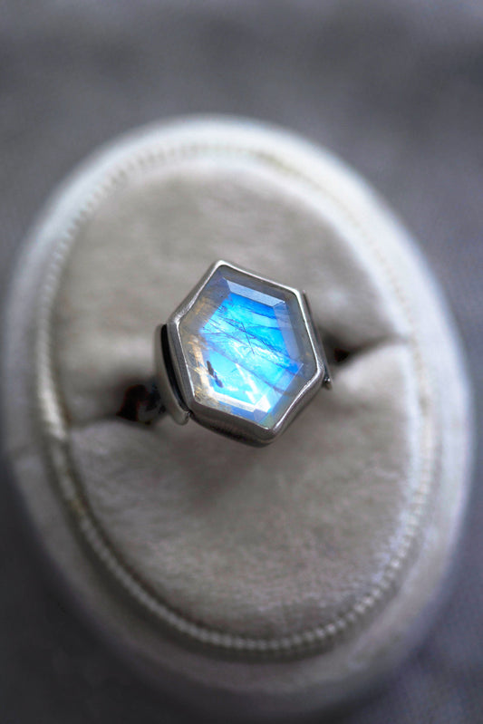 Size 7.75  |  Snow Moon Ring  |  #1