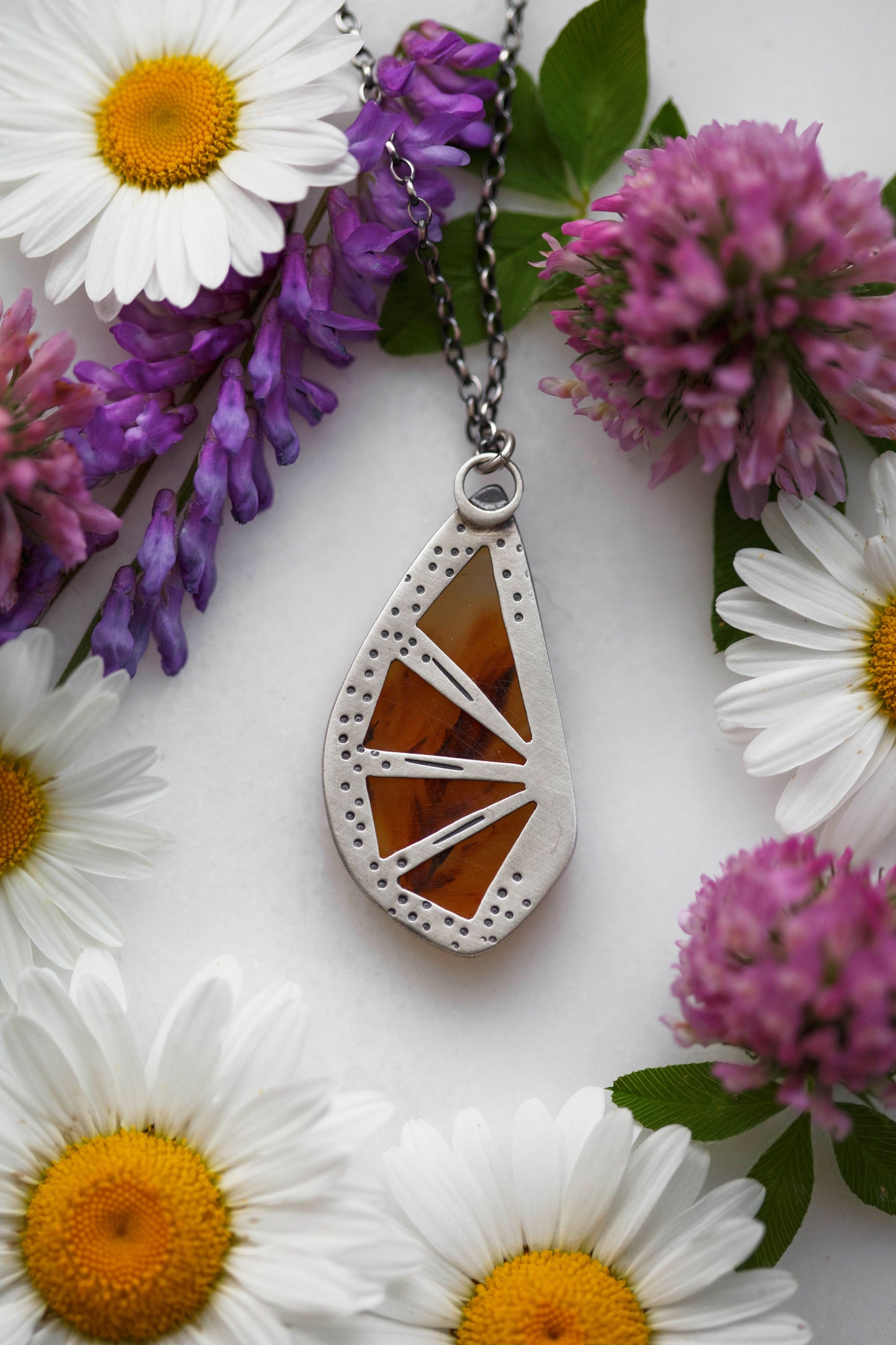 Painted Lady Necklace   |   #1