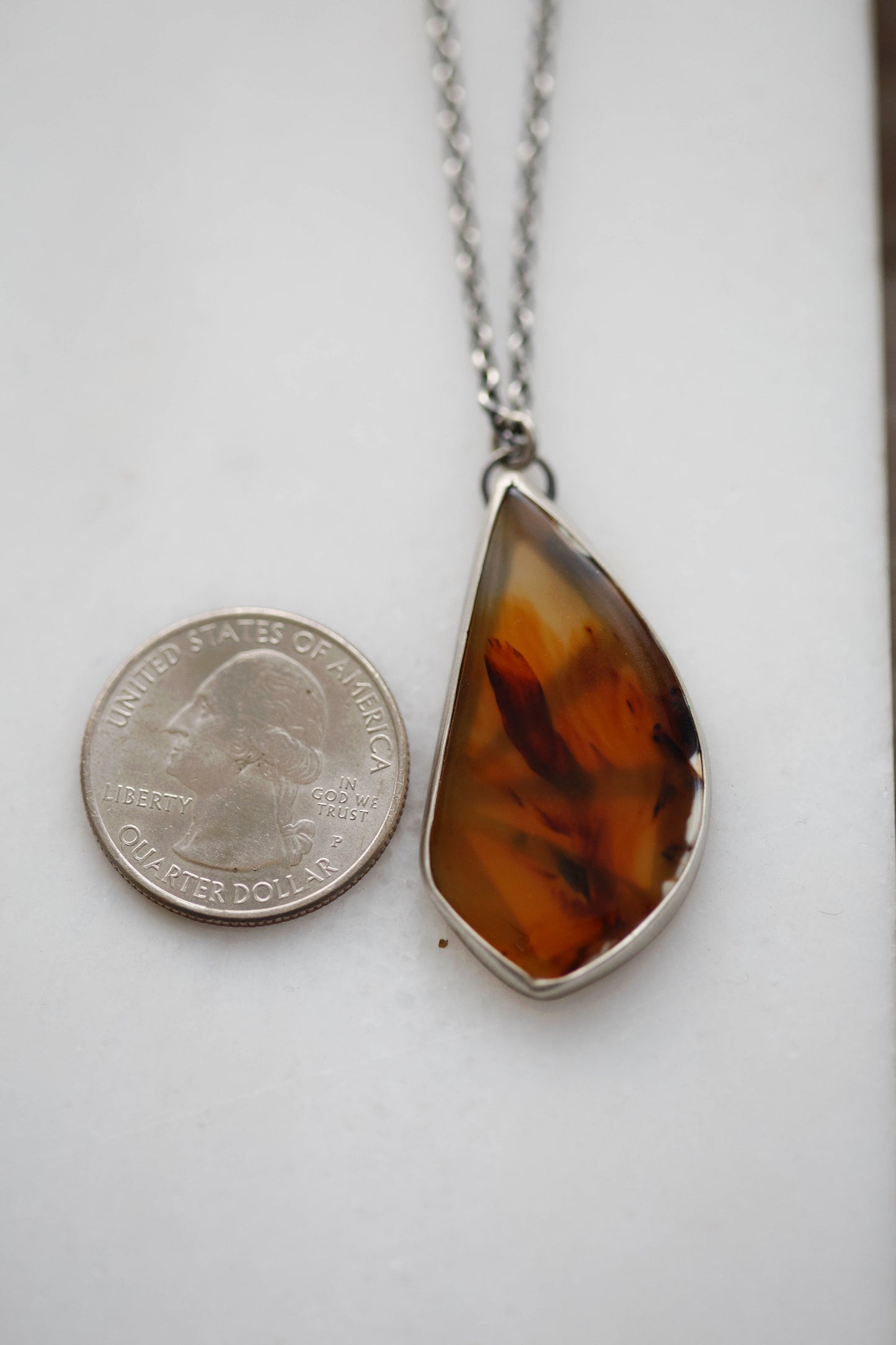 Painted Lady Necklace   |   #1