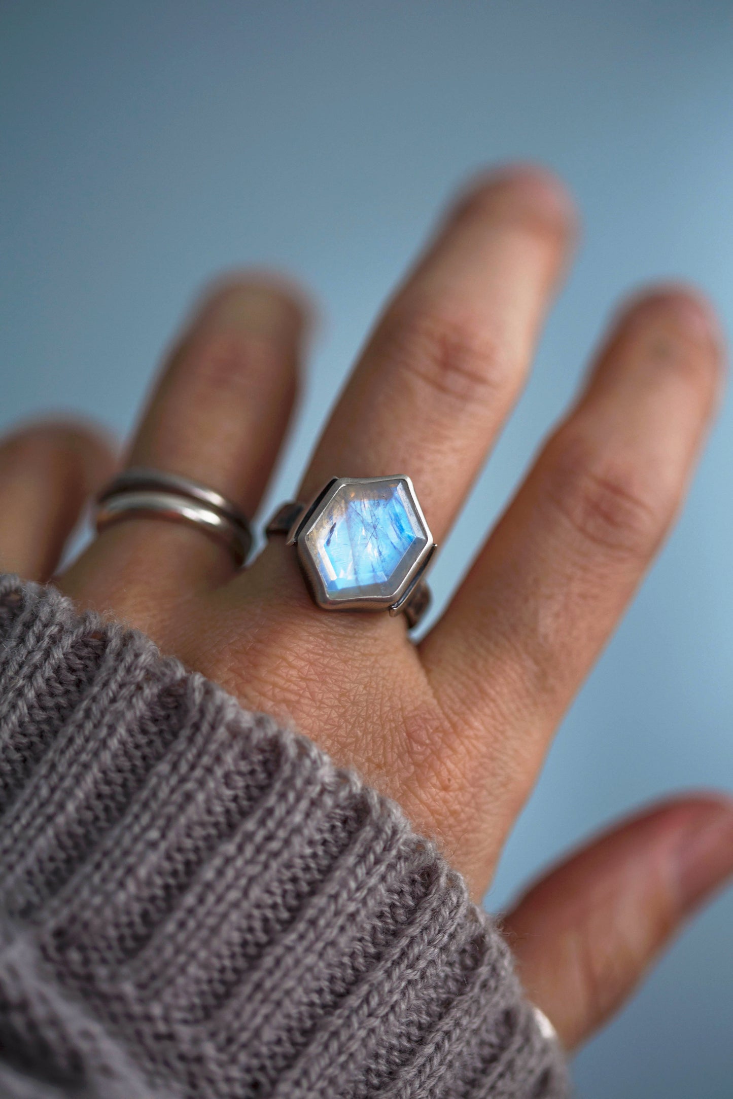 Size 7.75  |  Snow Moon Ring  |  #1