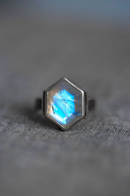 Size 7.75  |  Snow Moon Ring  |  #1