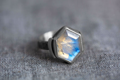 Size 7.75  |  Snow Moon Ring  |  #1