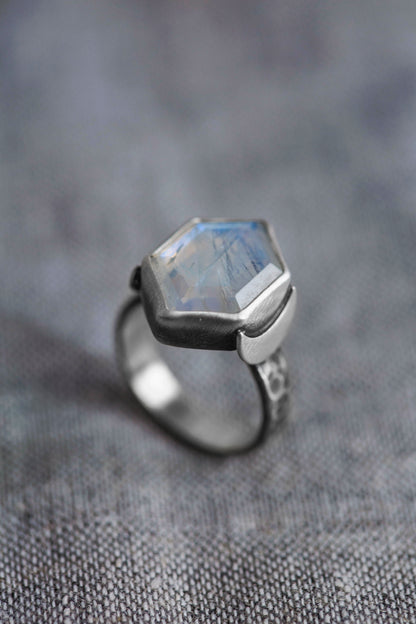 Size 7.75  |  Snow Moon Ring  |  #1