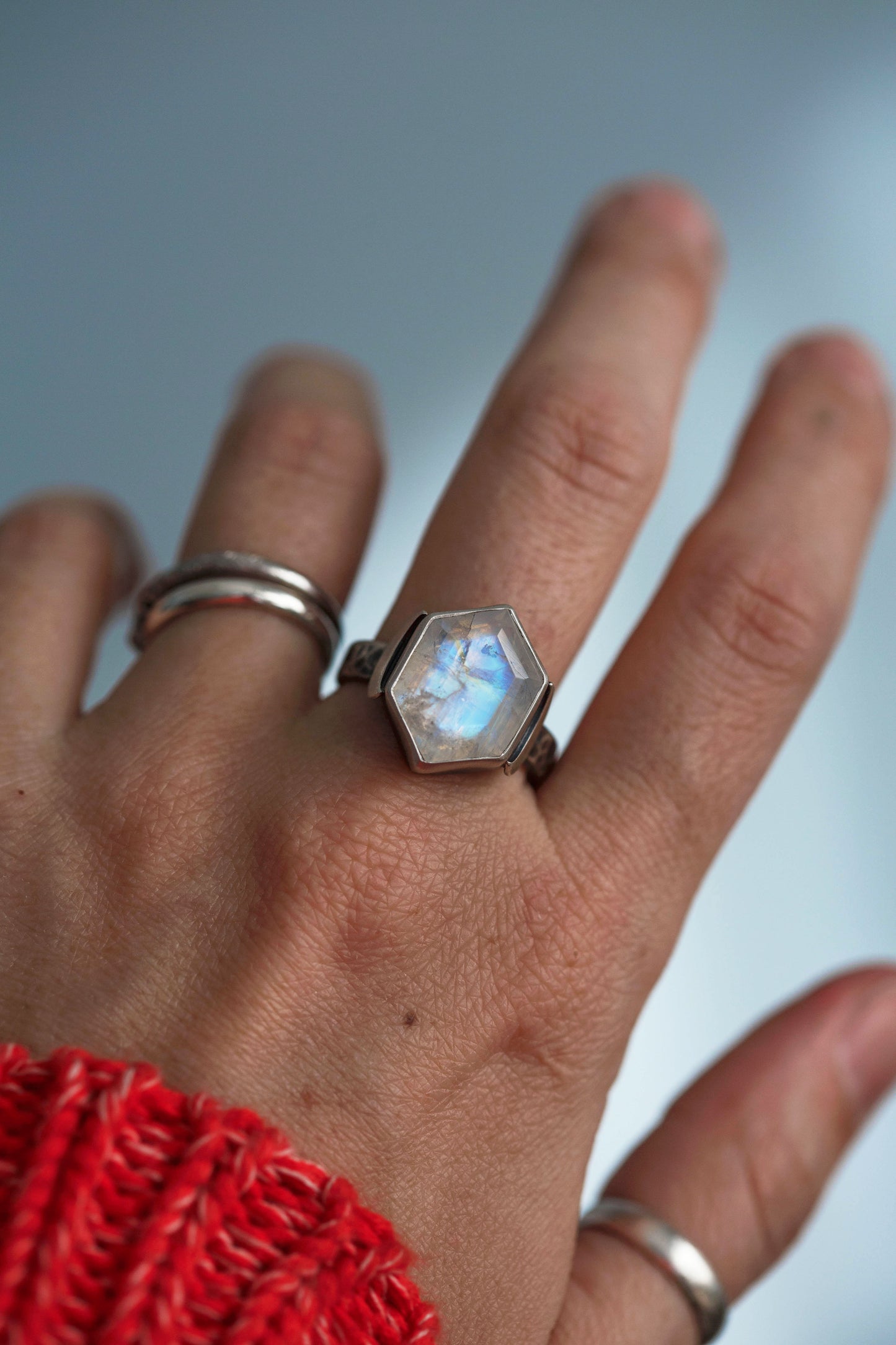 Size 9.5  |  Snow Moon Ring  |  #2