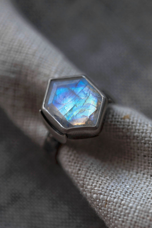 Size 8  |  Snow Moon Ring  |  #3