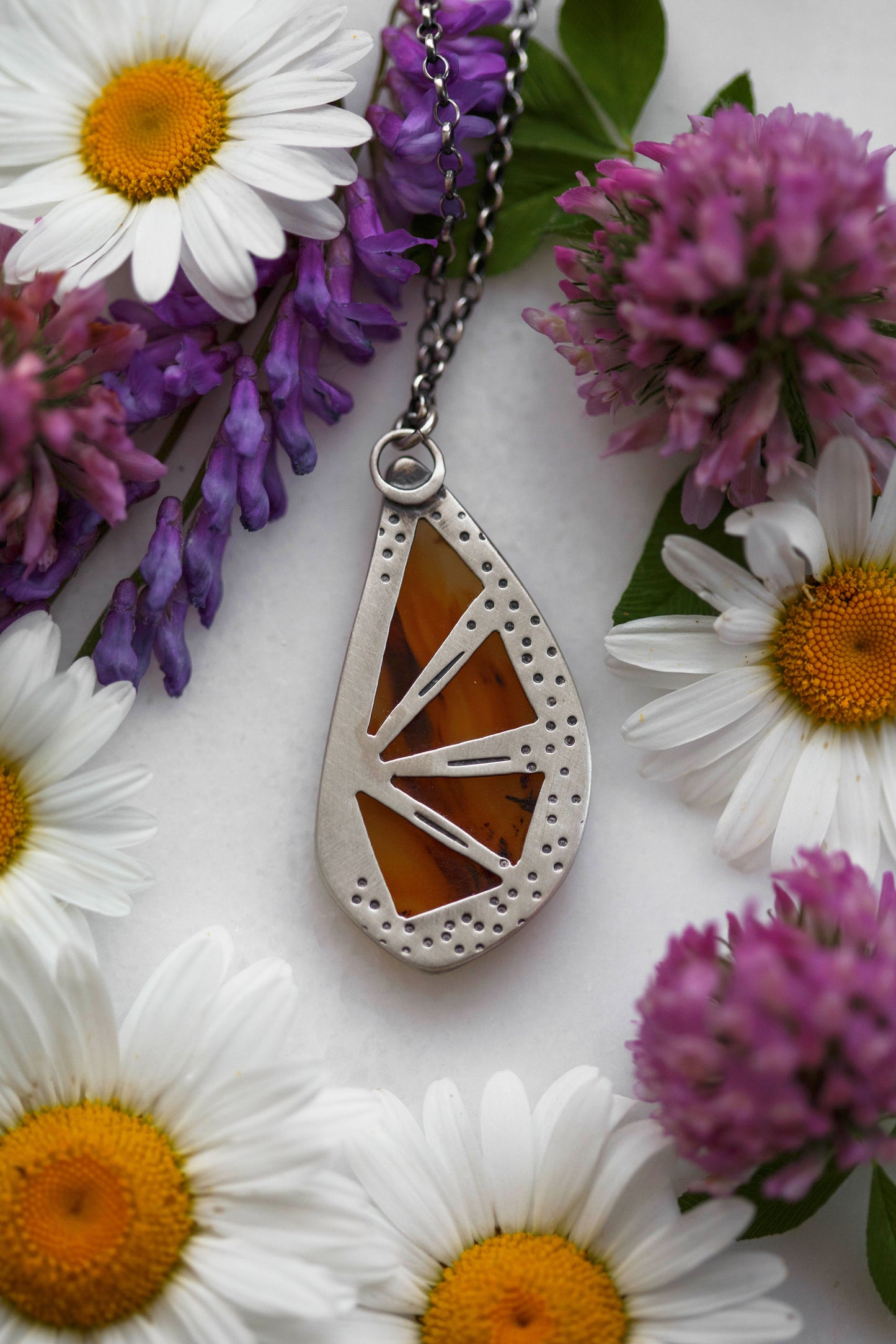 Painted Lady Necklace   |   #5