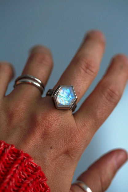 Size 8  |  Snow Moon Ring  |  #3