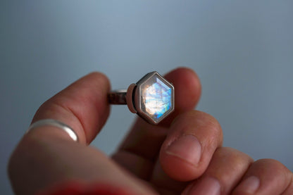 Size 8  |  Snow Moon Ring  |  #3