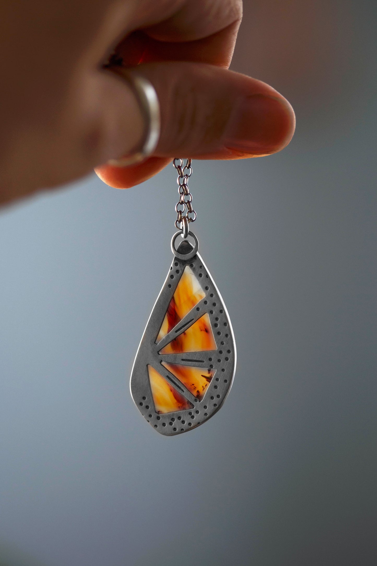 Painted Lady Necklace   |   #5