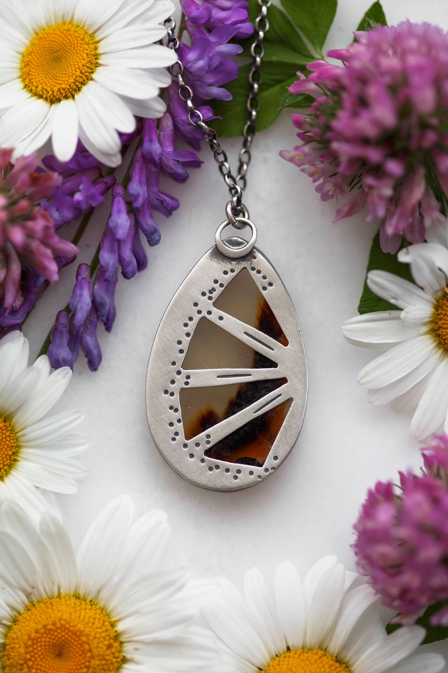 Painted Lady Necklace   |   #6