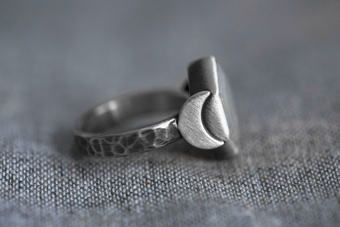 Size 8  |  Snow Moon Ring  |  #3