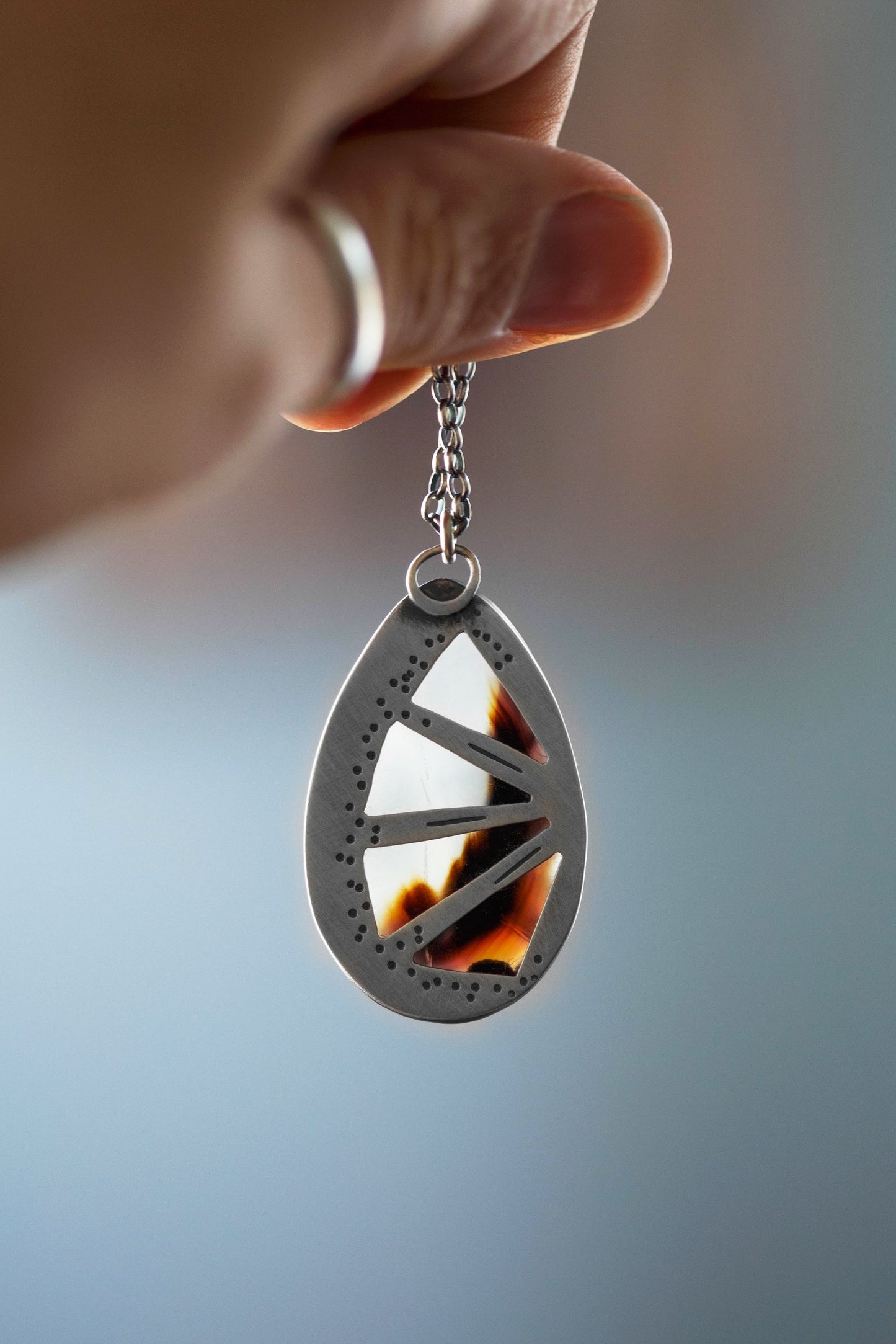 Painted Lady Necklace   |   #6