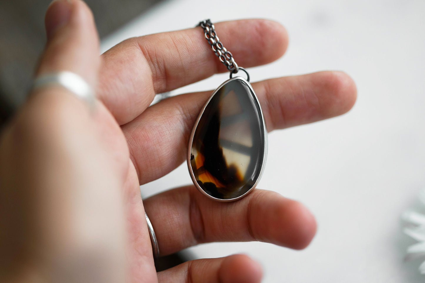 Painted Lady Necklace   |   #6