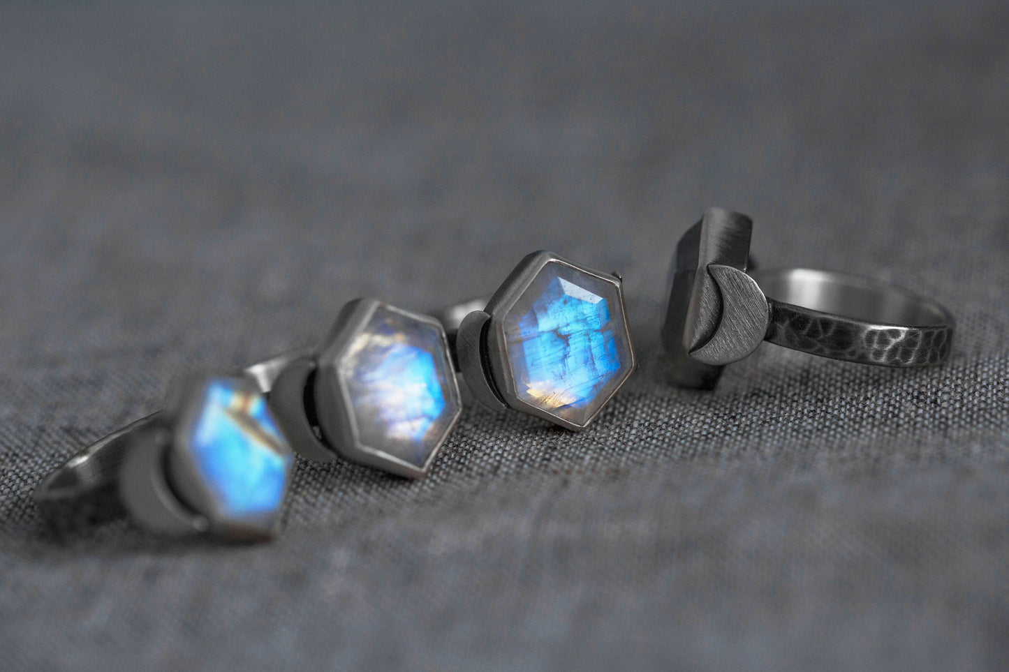 Size 8.75  |  Snow Moon Ring  |  #7