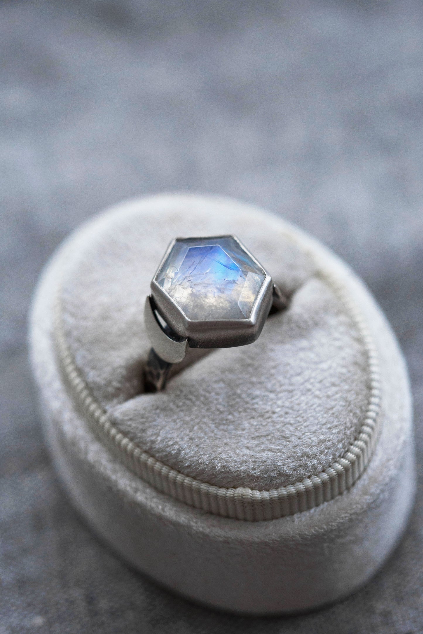 Size 8  |  Snow Moon Ring  |  #4