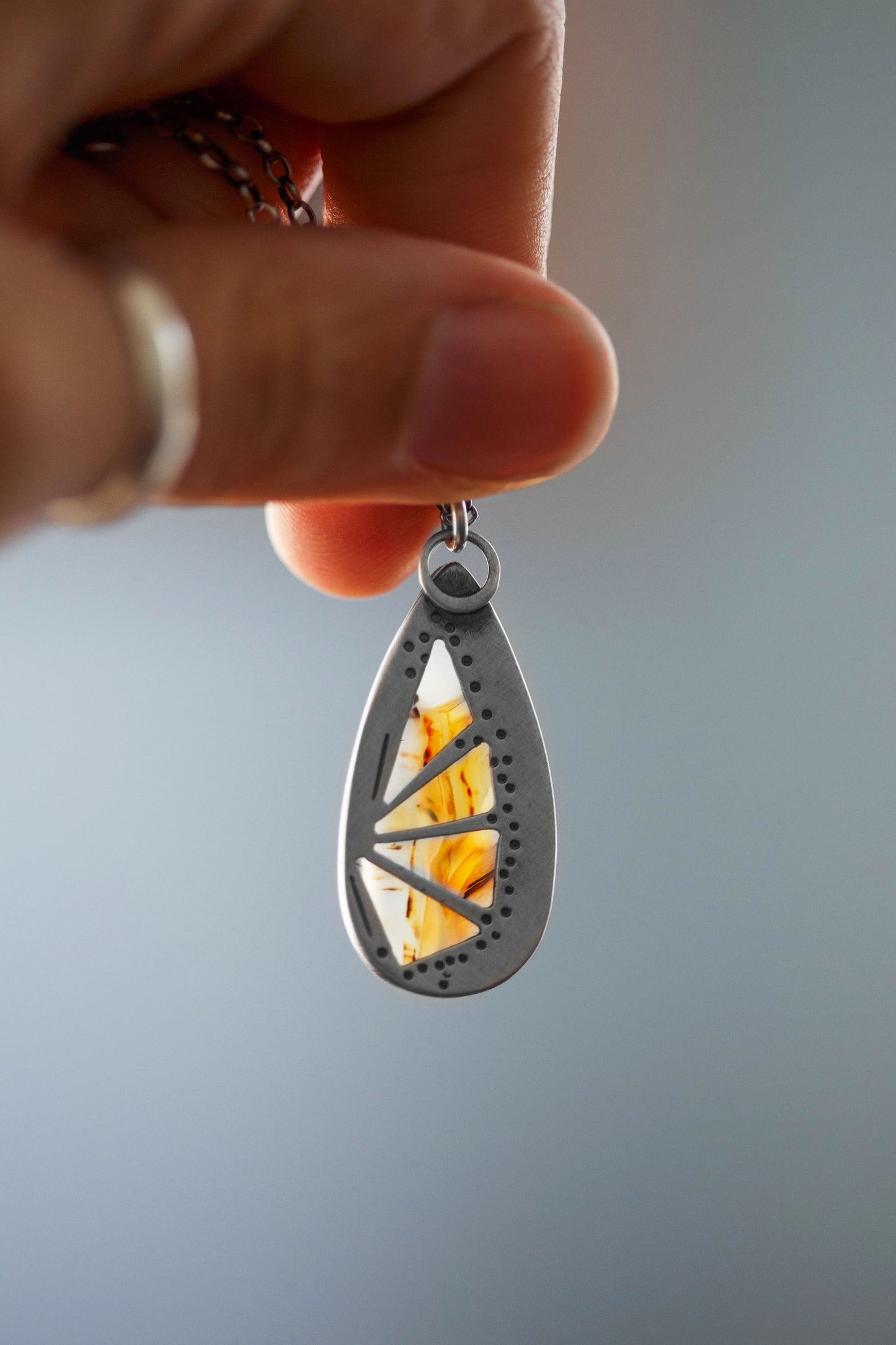 Painted Lady Necklace   |   #7